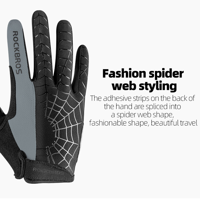 ROCKBROS Cycling Gloves Full/Half Finger Breathable Gel Pad Mountain Bike Gloves
