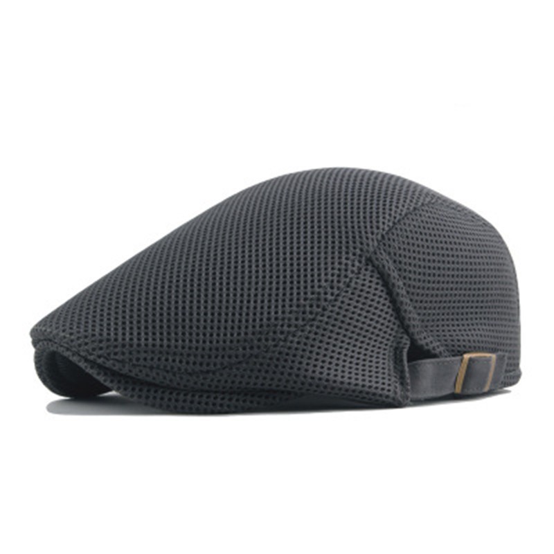 Duck Mesh Summer Gatsby Cap Mens Ivy Hat Golf Driving Sun Flat Cabbie Newsboy