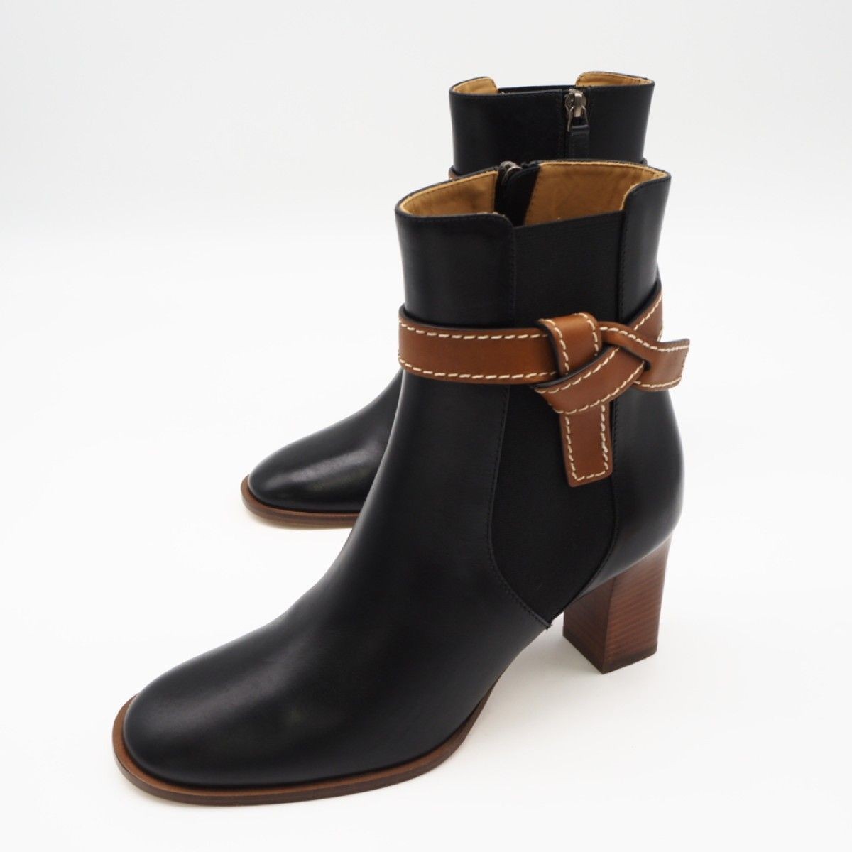 Loewe Women Shoes Returns Accepted Within 3 Days Gate Leather Side Gore Boots 8L