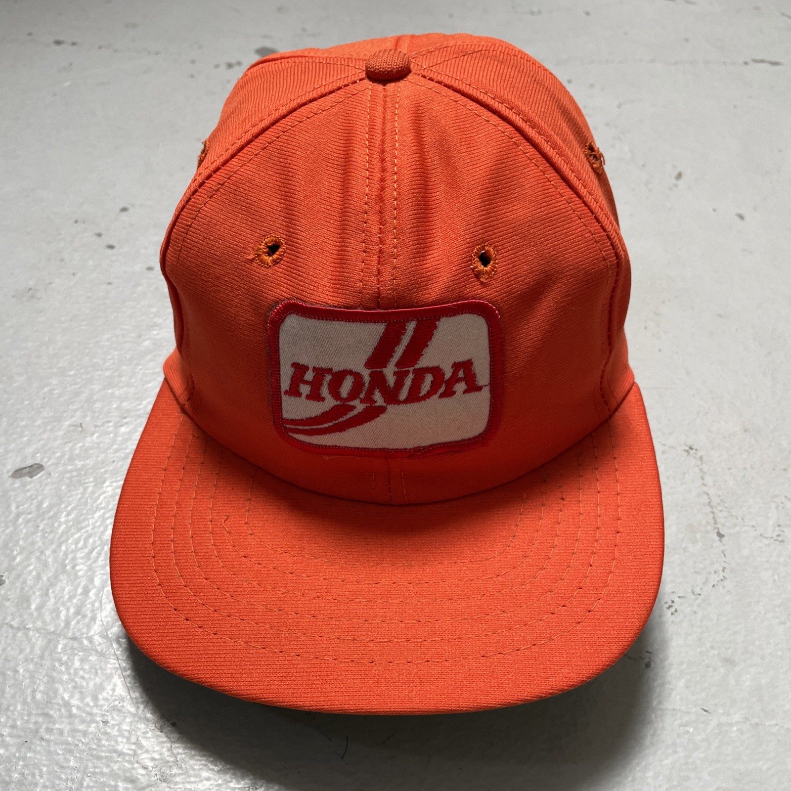 Vintage 1980s New Era Honda Car MotoX Bike Racking Flex Fit Cap M/L NOS NWOT