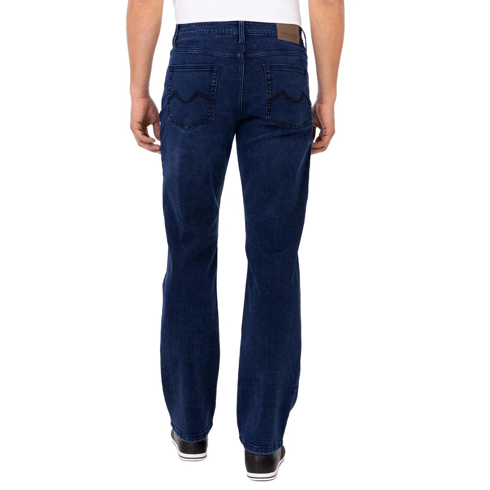 Urban Star Men’s Stretch Slim Fit Jeans, Blue, Size 30×29