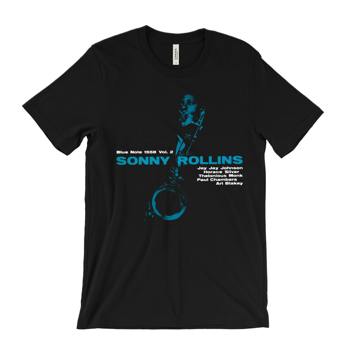Sonny Rollins T-Shirt – Thelonious Monk – Blue Note -Classic Jazz Musicians