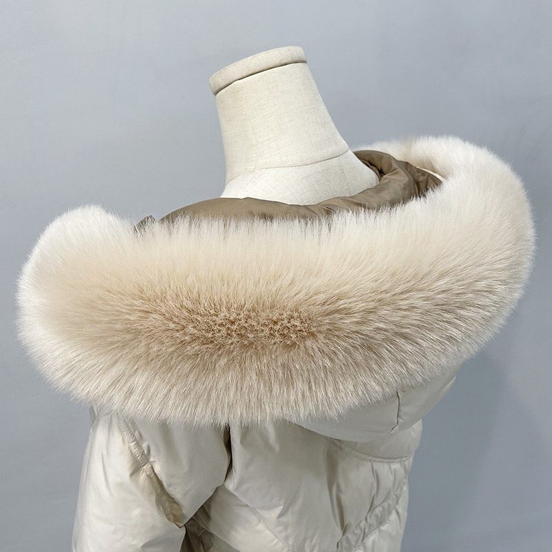 Women’s Coat Collar Detachable Fur Collar Winter Simulation Fox Fur Universal