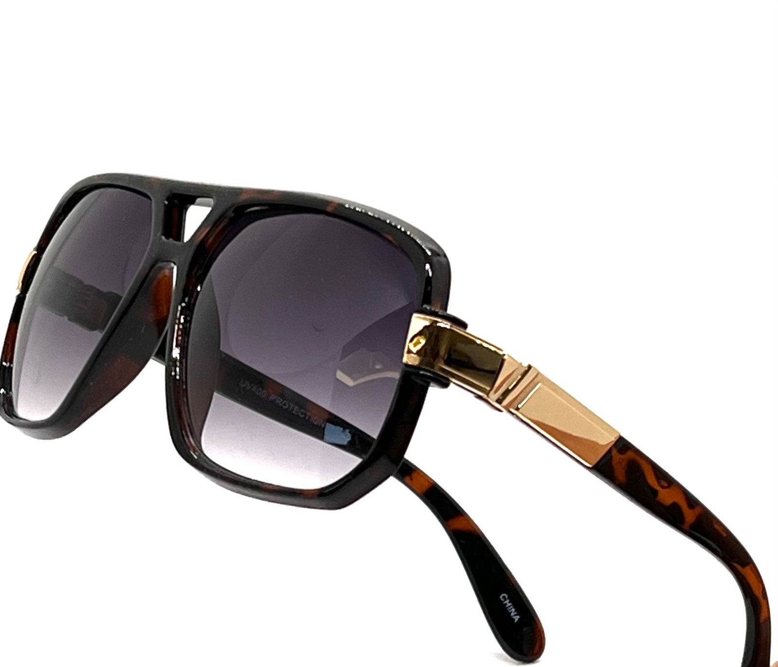 GAZELLE SWAG SQUARE HIP HOP AVIATOR SUNGLASSES OVERSIZED RETRO DESIGNER FASHION