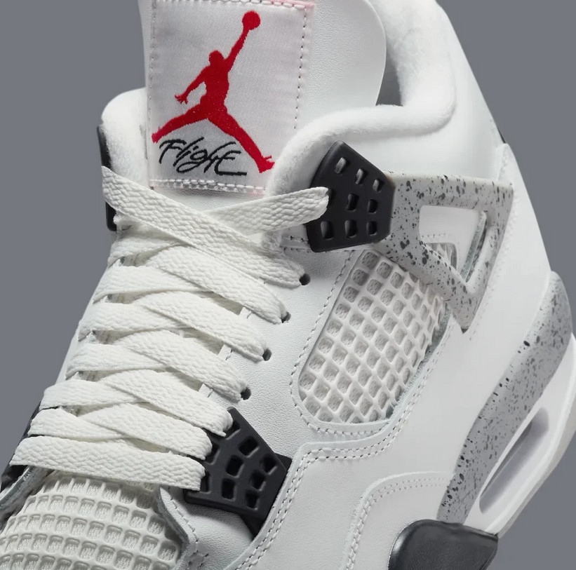 Jordan 4 Retro White Cement (2025) Men’s Mid Top Basketball Shoes