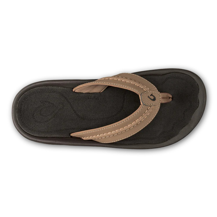 NEW OluKai Hokua Men’s Sandals Water Resistant Beach Casual Flip Flops
