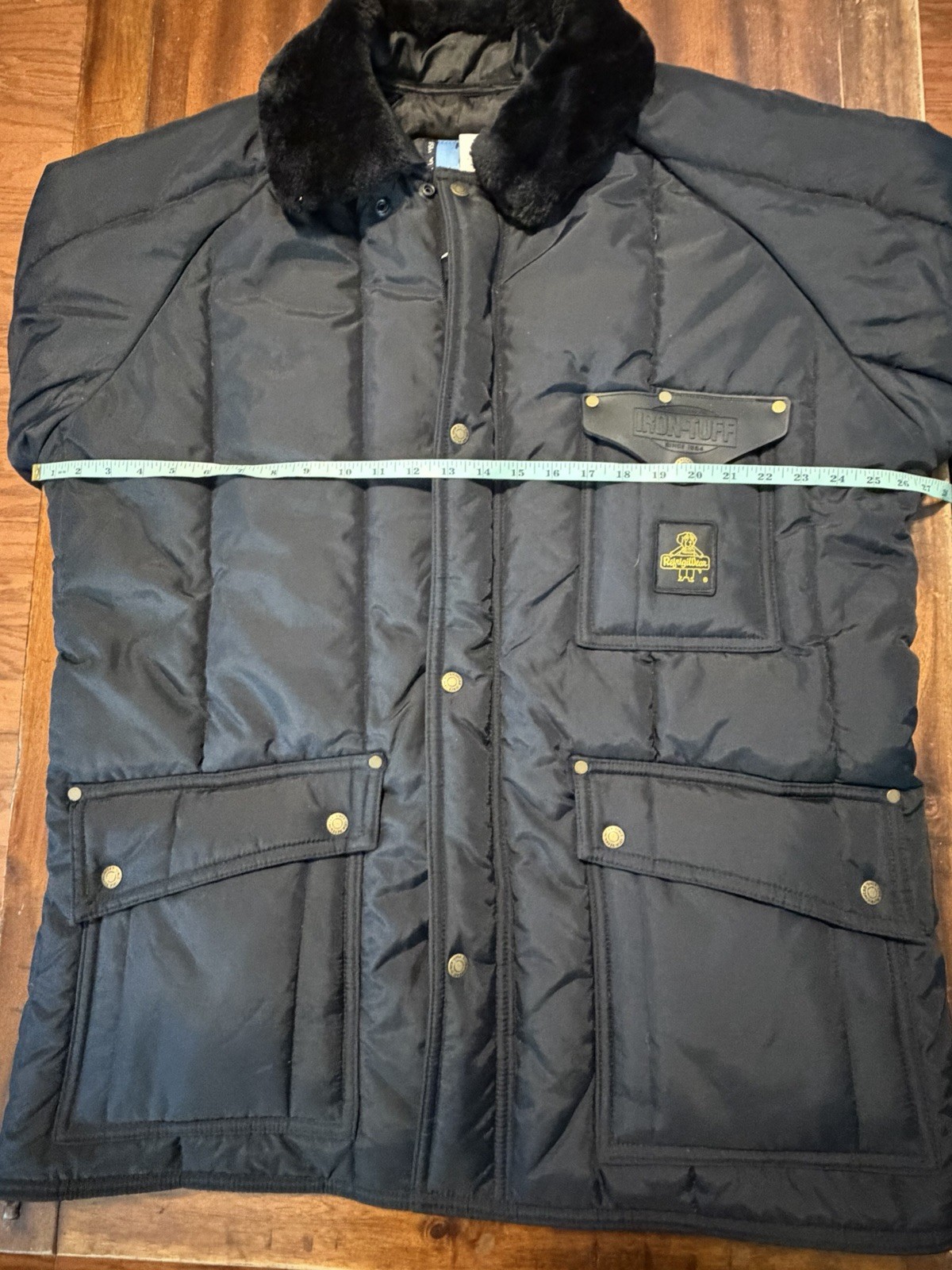 RefrigiWear 0358R Iron-Tuff Heavy Insulated Coat Mens XL Water Repellent