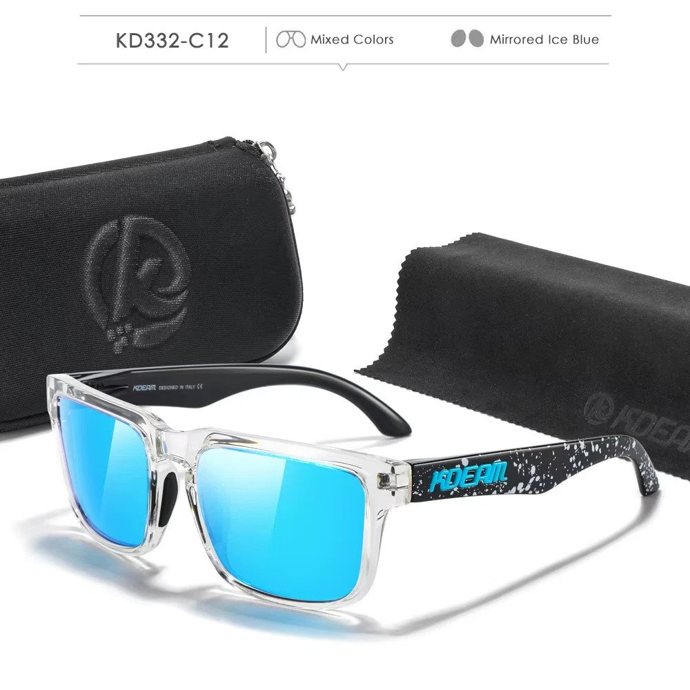 KDEAM Photochromic Polarized Sunglasses Men Women UV400 Sport Eyewear with Case