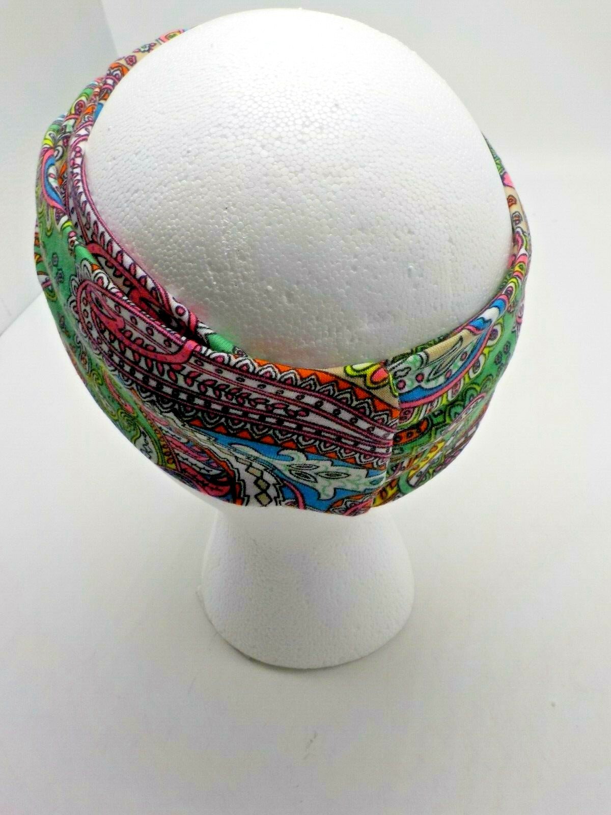 Women’s Soft Wide Sports Yoga Headband Stretch Elastic Back Boho Paisley