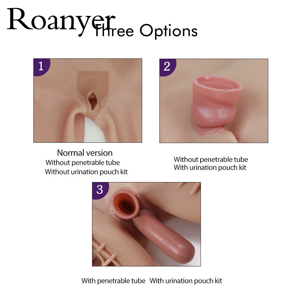 Roanyer Crossdresser Silicone Hip Enhancer Thicken Super Strong butt Pants