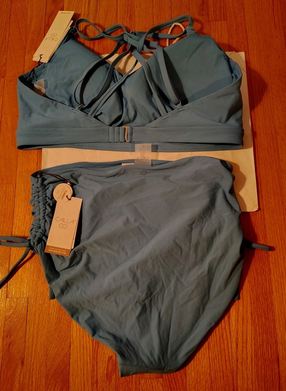 NWT Calia by Carrie Underwood Tranquil Blue Bikini, XXL / L