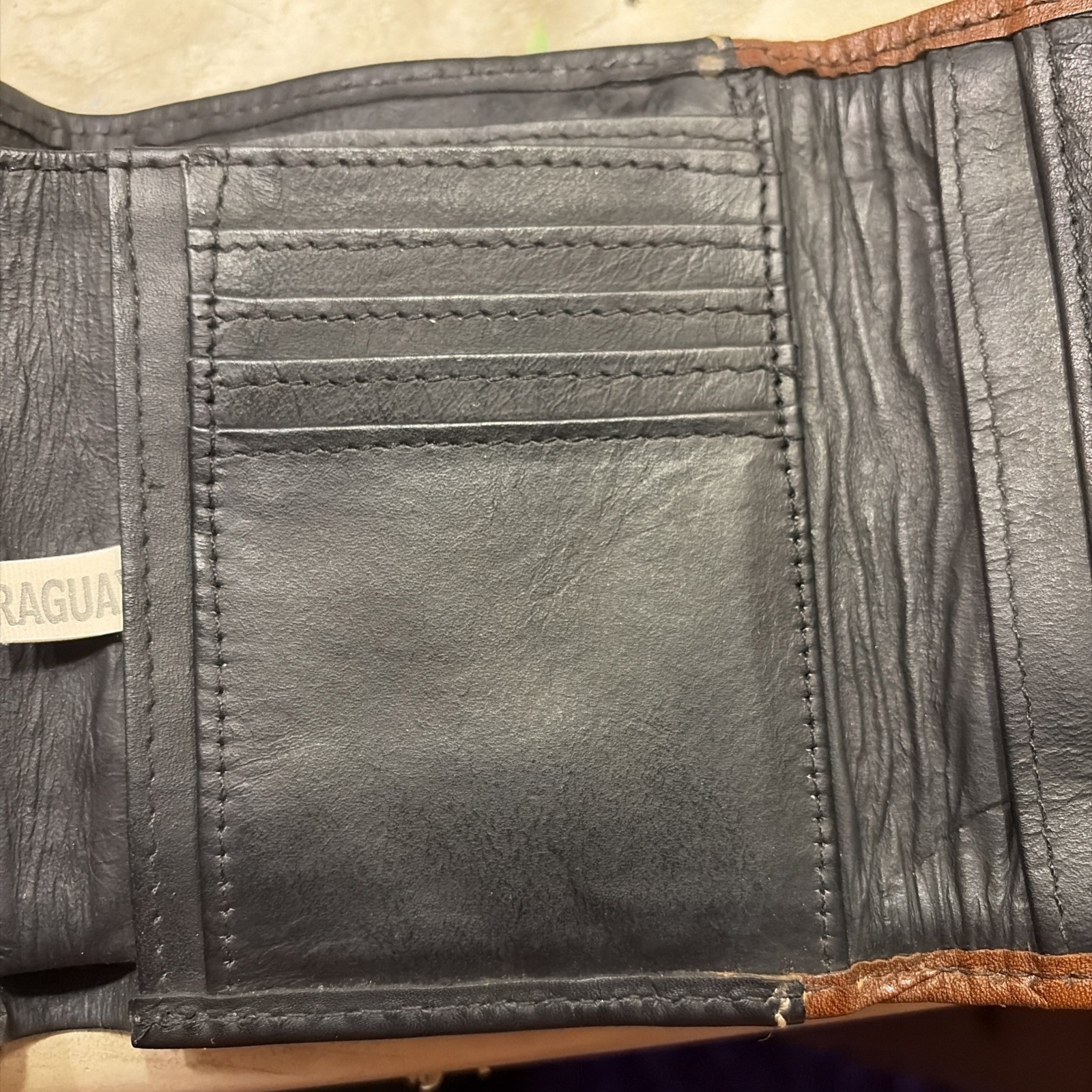 AMERICAN WEST Brown Genuine LEATHER Calf Hair-On Womens Wallet