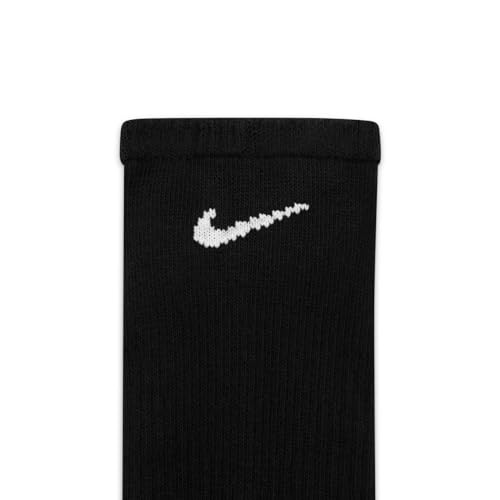 Nike Men’s Everyday 6 Pack Cushioned No Show Socks Black Size L 8-12