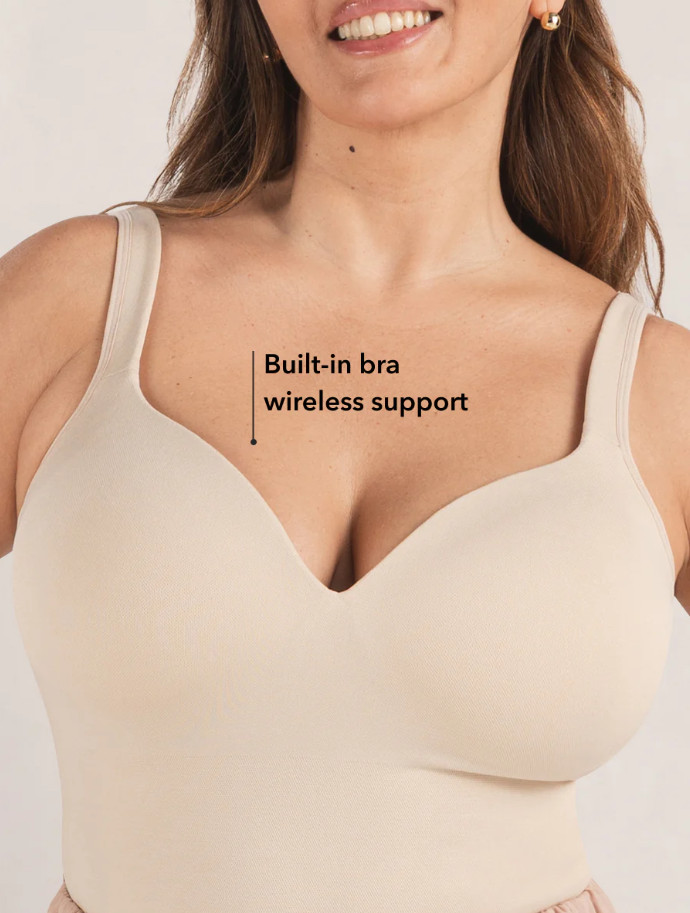 Shapermint Essentials Sweetheart Built-In Bra Shaper Cami