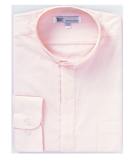 Mens’ Mandarin Collar ( banded collar) Dress Shirt Cotton Blend Style SG01