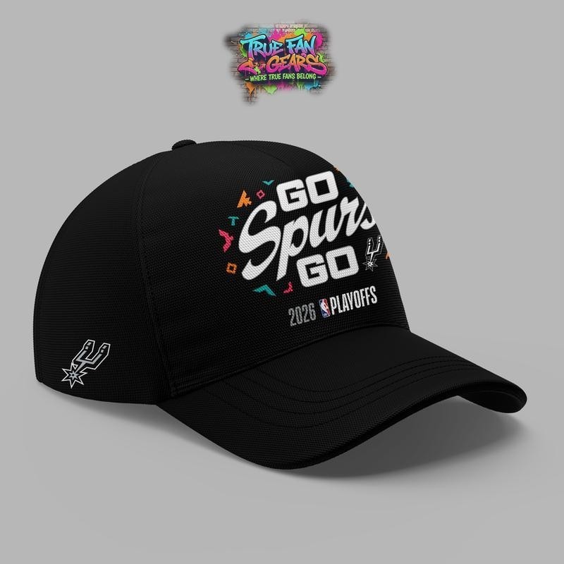 Spurs Go Spurs Go 2026 Playoffs Black Cap