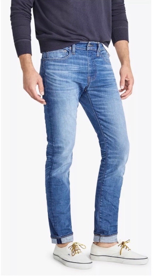 J. Crew Men’s Slim Fit Jeans – Style 484 – Size 34×32