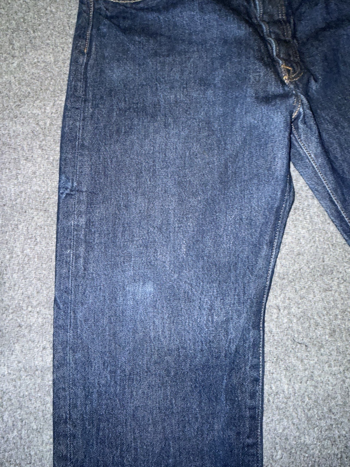 Levis Original 501 Denim Jeans Shrink To Fit Men’s Size 38×32 Straight 2016