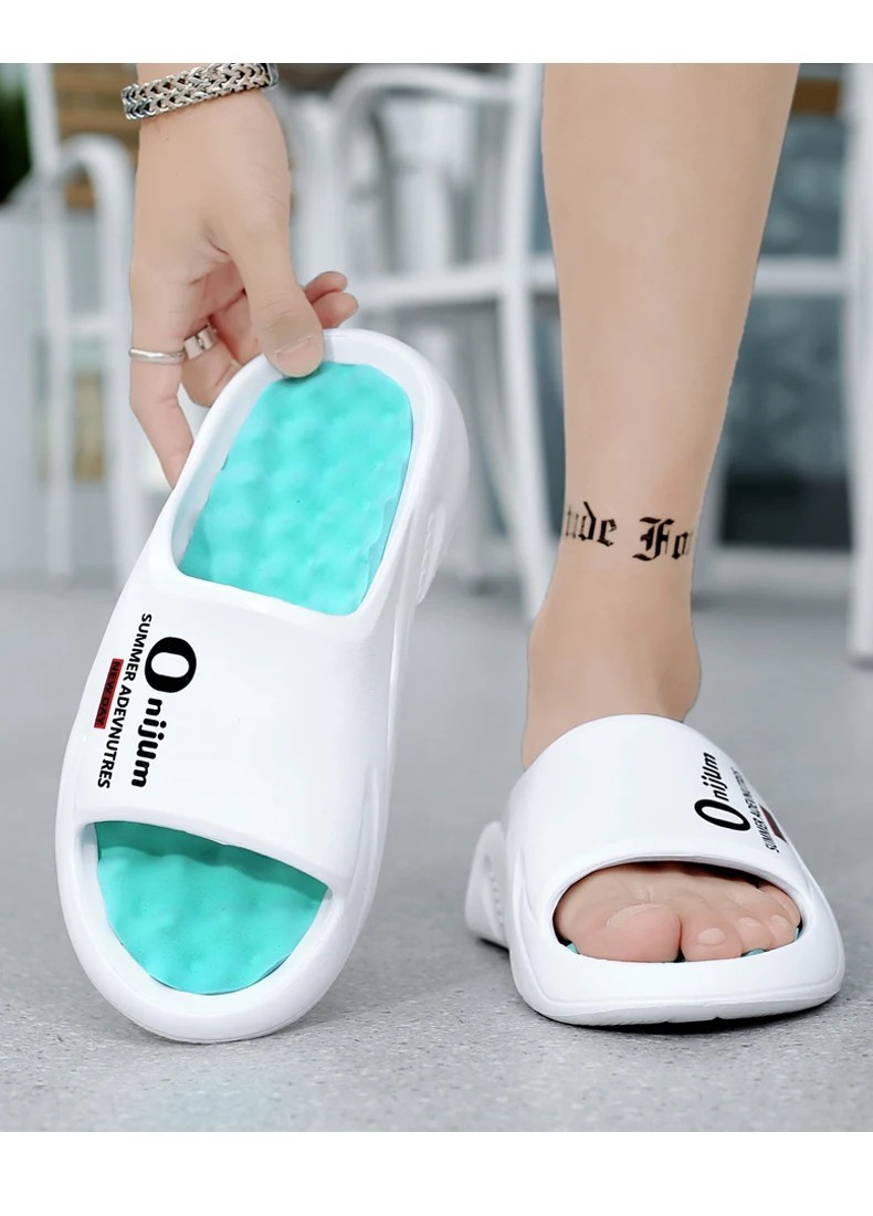 Men’s Summer Orthopaedic Massage Slippers Non-Slip Cool Sandals Comfort Slippers