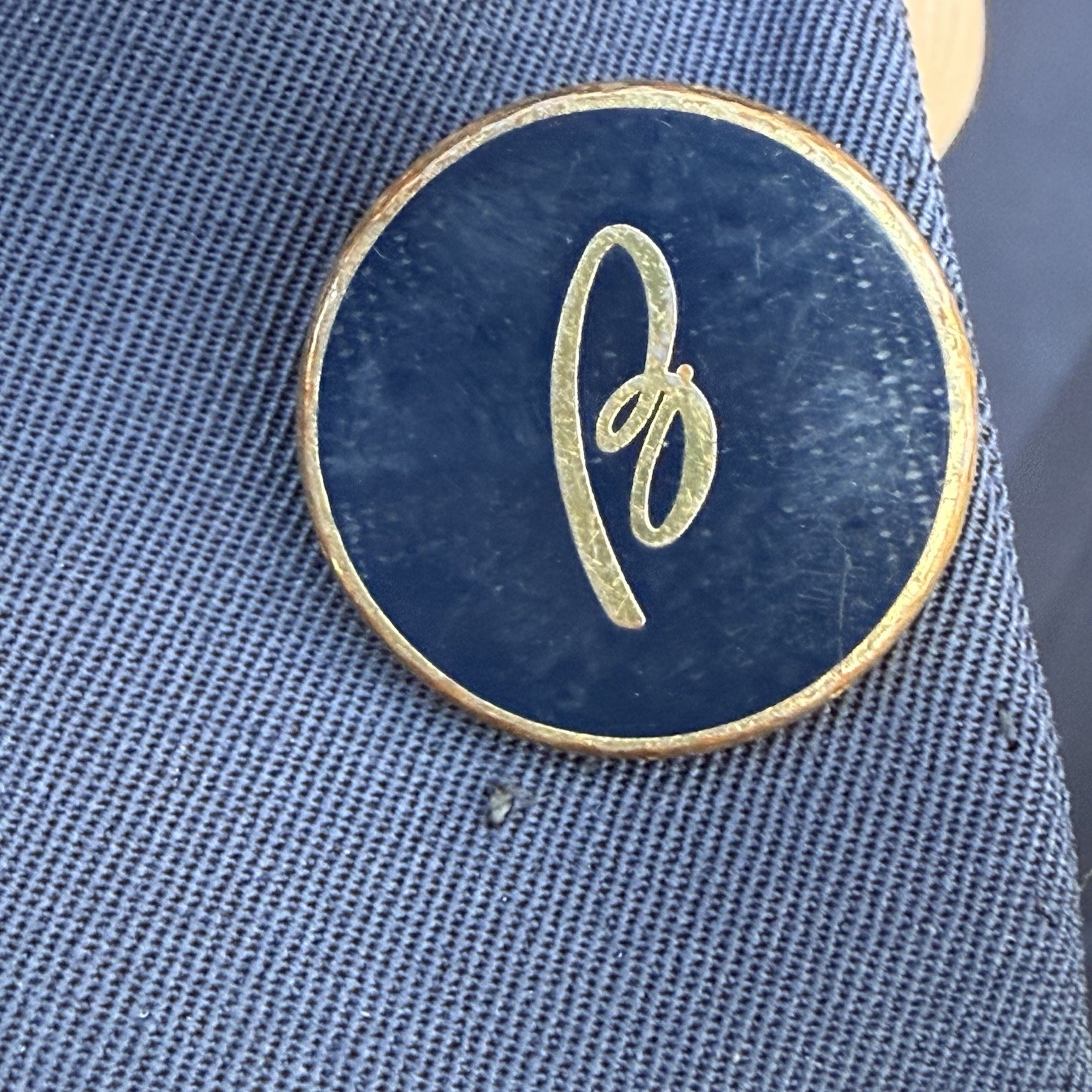 Brioni Blue Blazer Mens 38 or 40 Jacket Navy NOMENTANO Logo Buttons