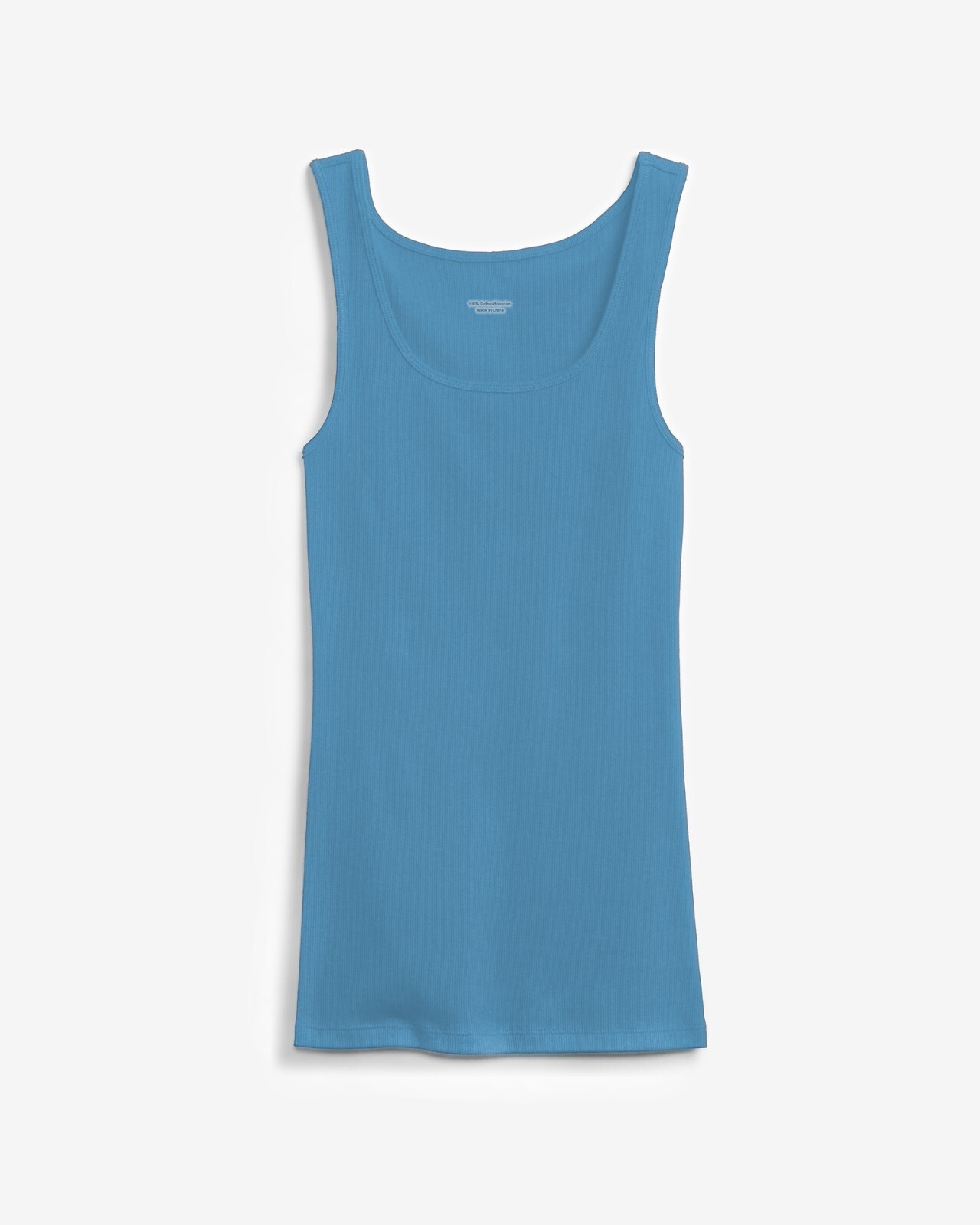 3 Pack Women 100% Cotton Basic Ribbed Tank Top Sleeveless Shirts Mix Colors