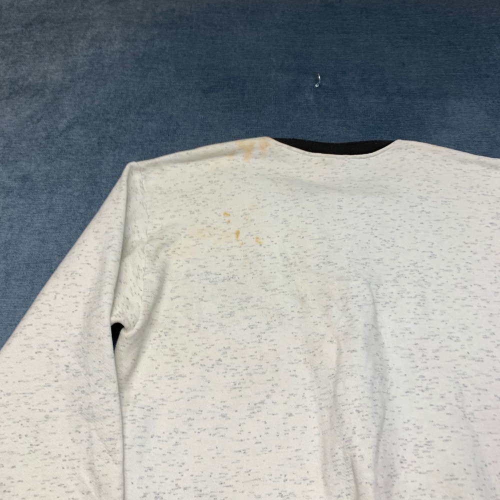 VTG Signature Sportswear Prime Inc Springfield Henley Sweatshirt Men Large White