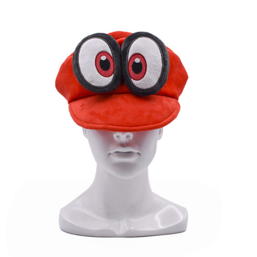 Costume Odyssey Cappy Toy Super Mario Bros Plush Hat Cap Cosplay Xmas Kid Party