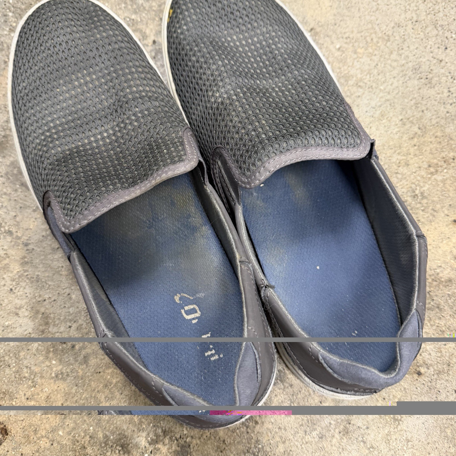 Olukai Lae’ahi Slip On Sneakers Shoes Mens 10.5 Grey Gray Mesh Casual