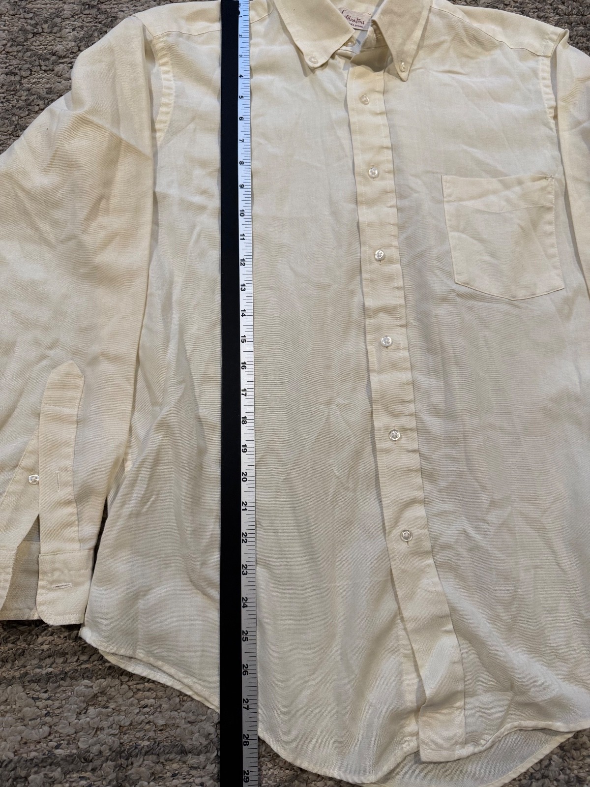 VTG Goldwaters Men’s Stores Natural Blend long sleeve button up shirt