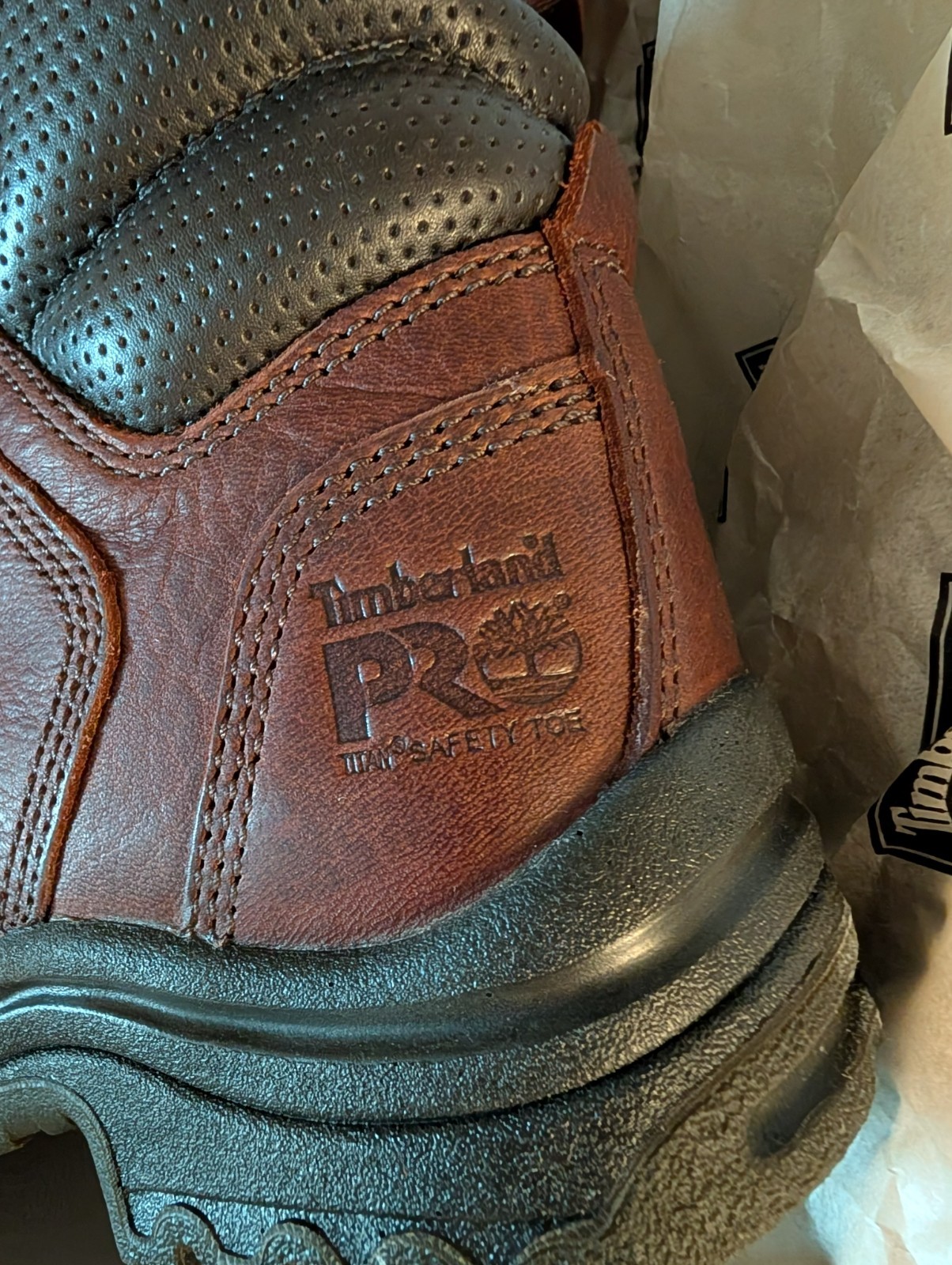 Timberland Pro Alloy Toe Work Boots Titan Women’s Size 5.5, Brown