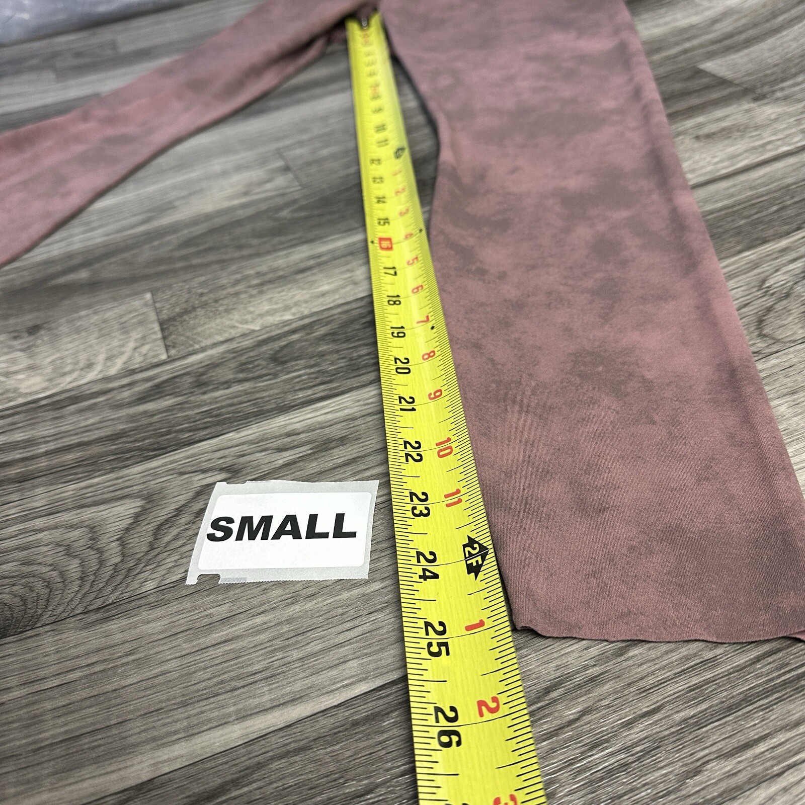 Nike Zenvy Womens High-Waisted 7/8 Leggings Sz S Gentle Support Mauve FN4167-208