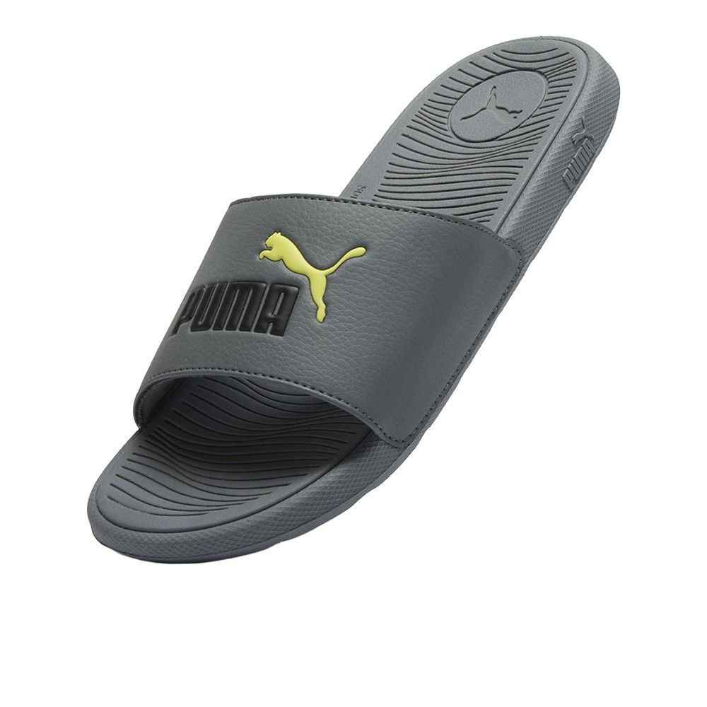 PUMA Cool Cat 2.0 Slide Youth Boys Grey Casual Sandals 39088144