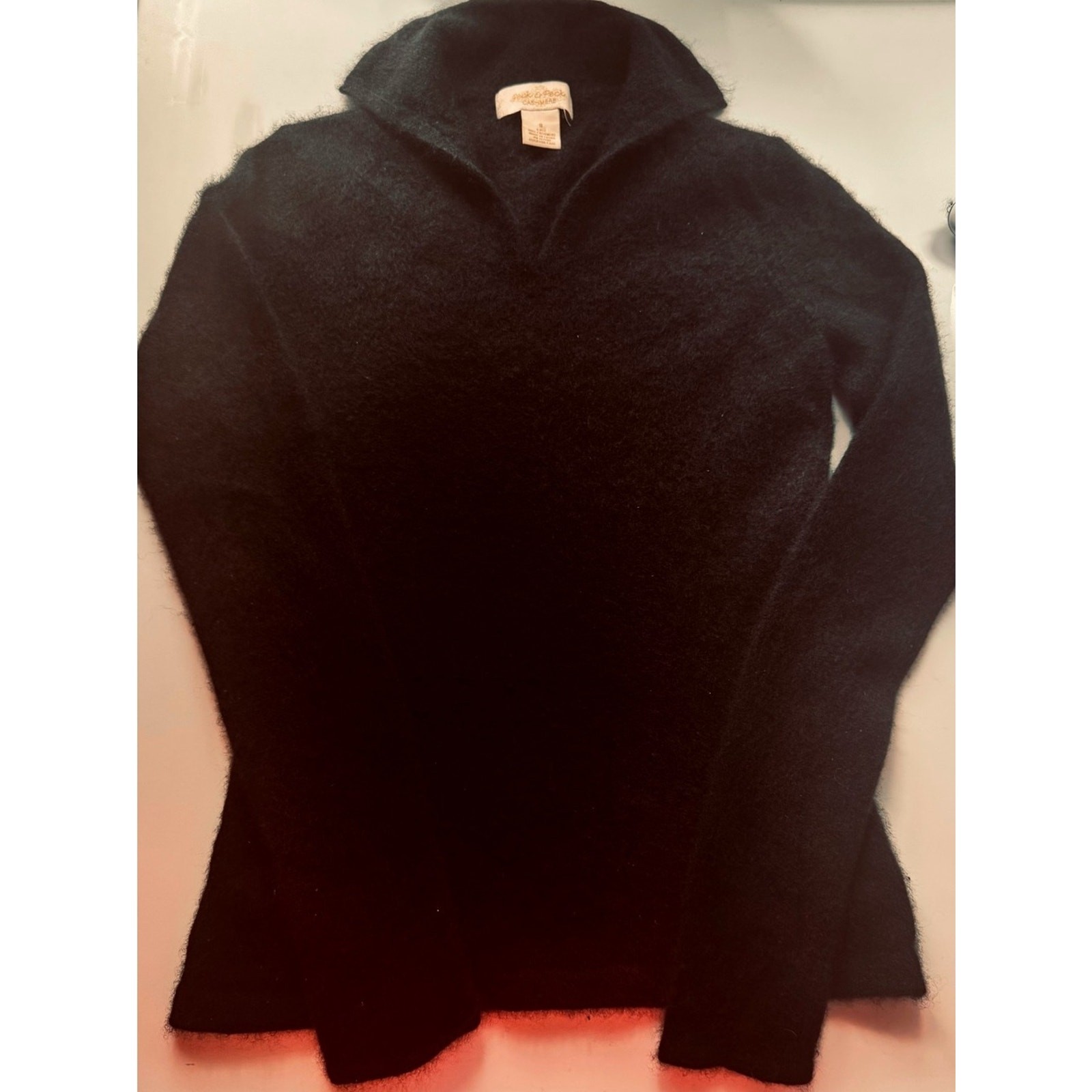 🖤🖤 Peck & Peck 100% Cashmere • Raven Black • Tiny But Mighty