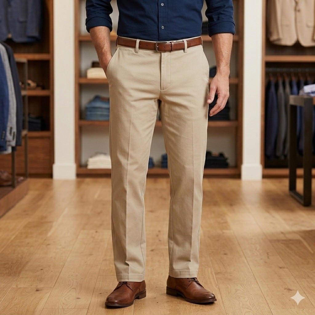 New Dockers Easy Khaki Pants Mens 36×30 Tan Classic Fit Stretch Performance NEW