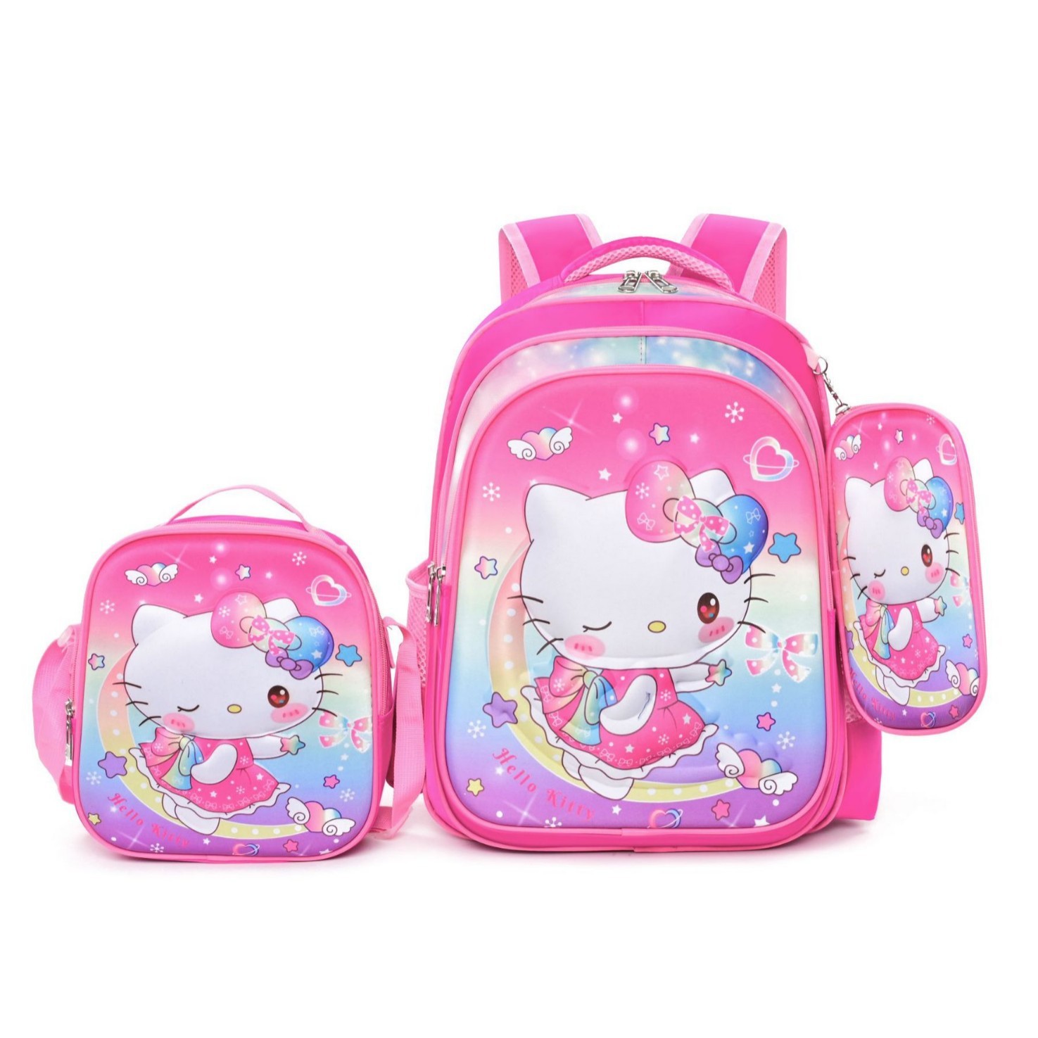 Cartoon Sofia- &KITTYThe First School Bag Backpack For Kids Girls/boys Lunch Bag