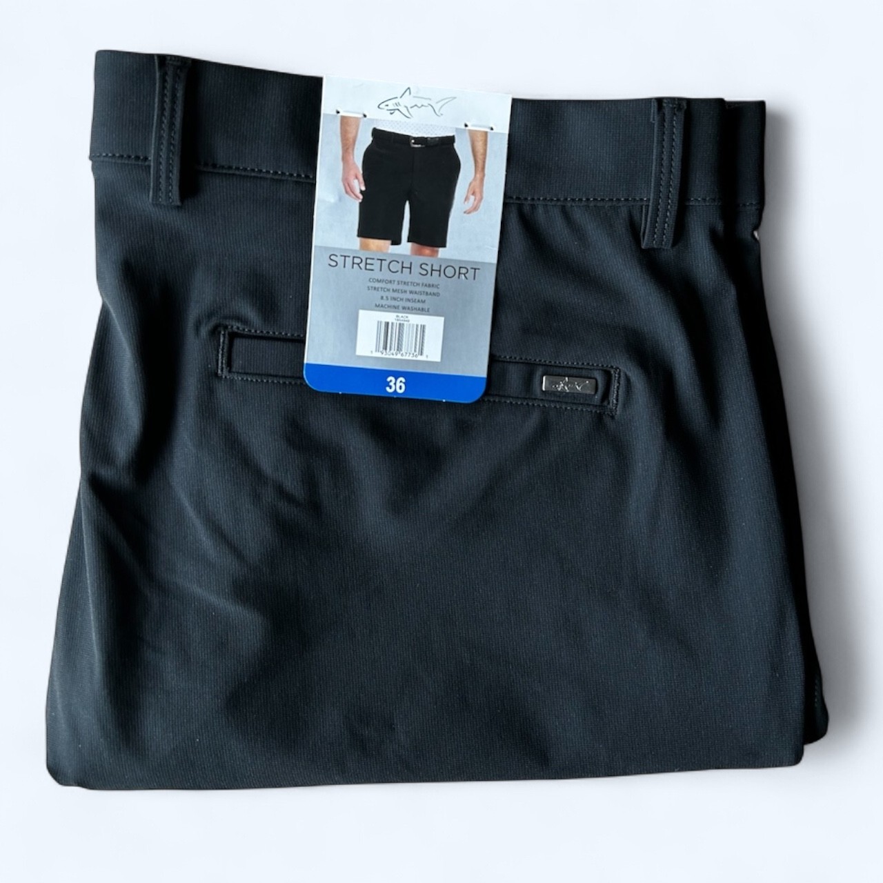 Greg Norman Men’s Comfort Stretch Short Black Size 36