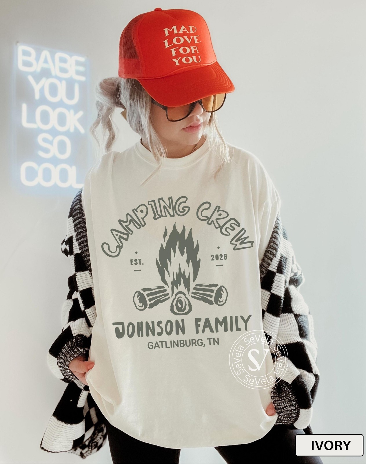 Custom Family Camping Shirt Matching Camp Tshirt Retro Adventure Tee