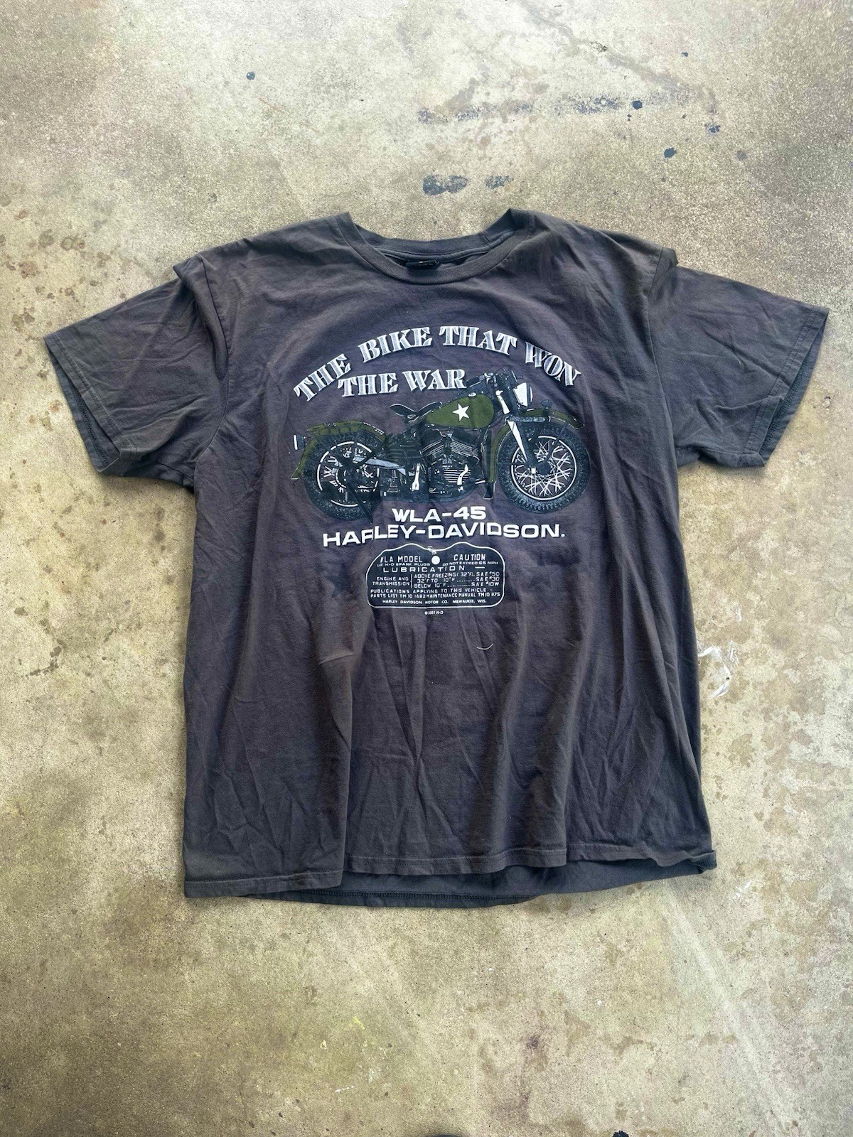 Harley-Davidson Men’s L Black Pearl Harbor Hawaii Graphic Logo Crew Neck Tee