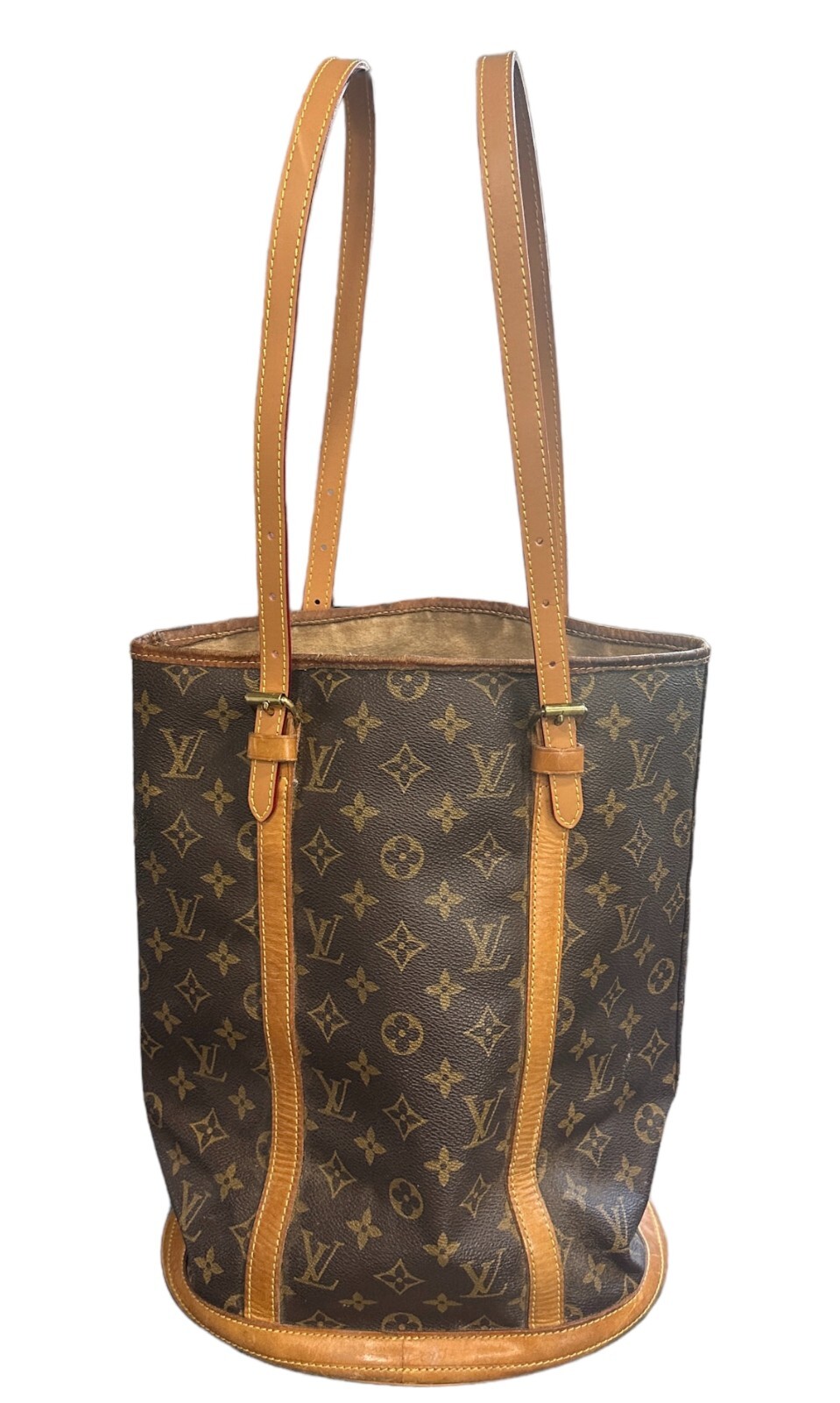 For Louis Vuitton Vachetta Leather Strap Replacement Bucket PM & GM Adjustable