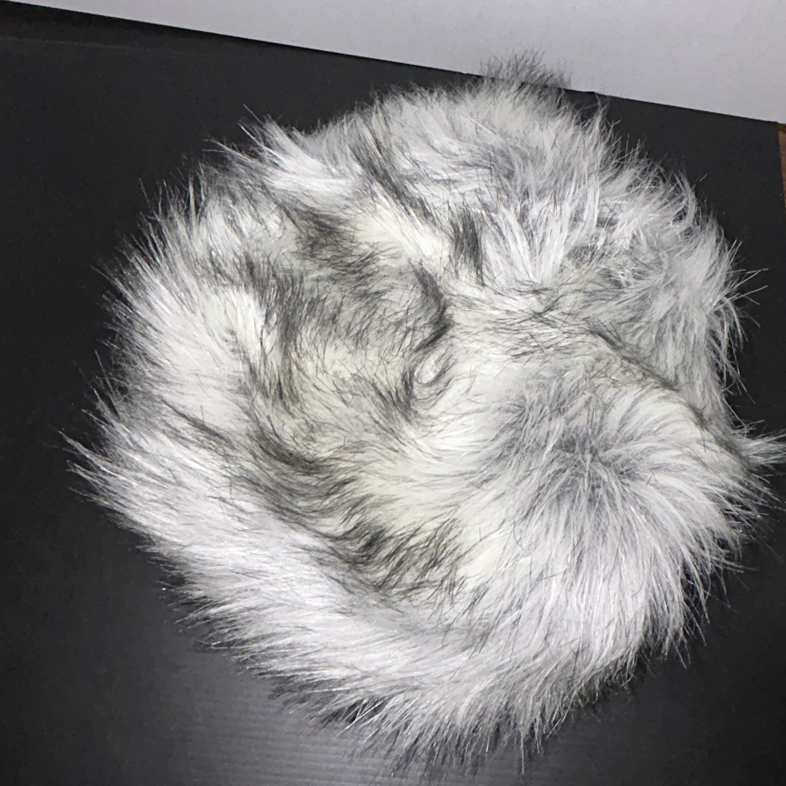 Fluffy Furs EU Faux Arctic Fox Fur Hat Medium Winter Glam Mob Wife