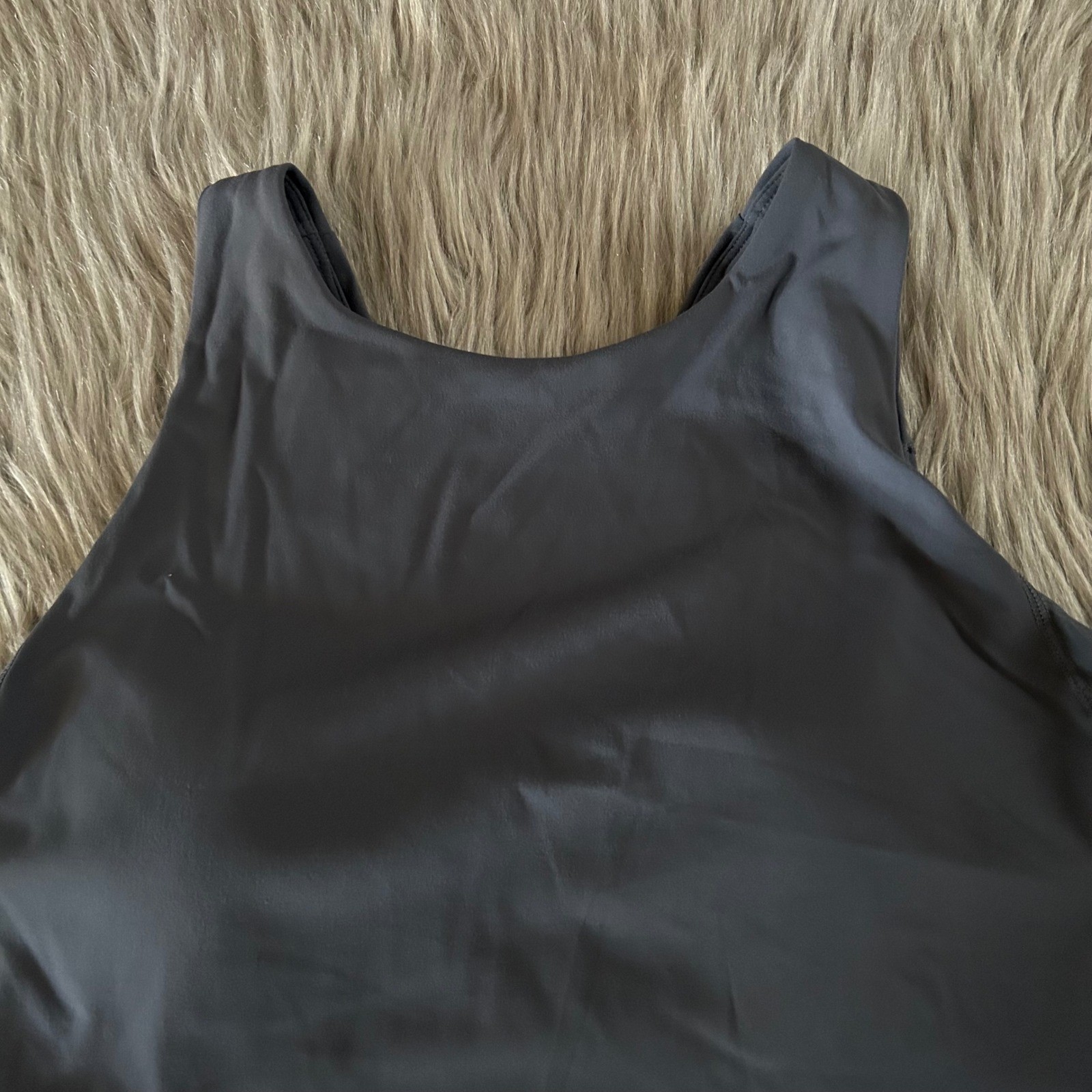 Avia Wireless Crop Sports Bra Womens Size Large (D-DD) Gray Moisture Wicking
