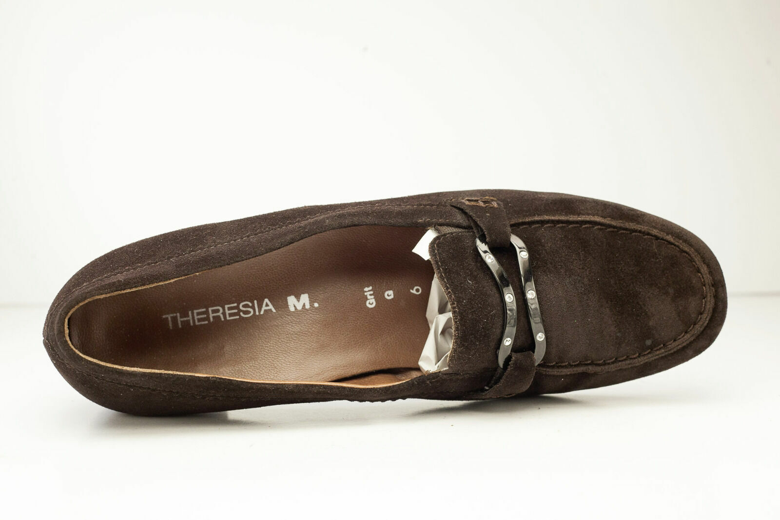 Theresia M. Brown Suede Loafers 8.5 Women’s
