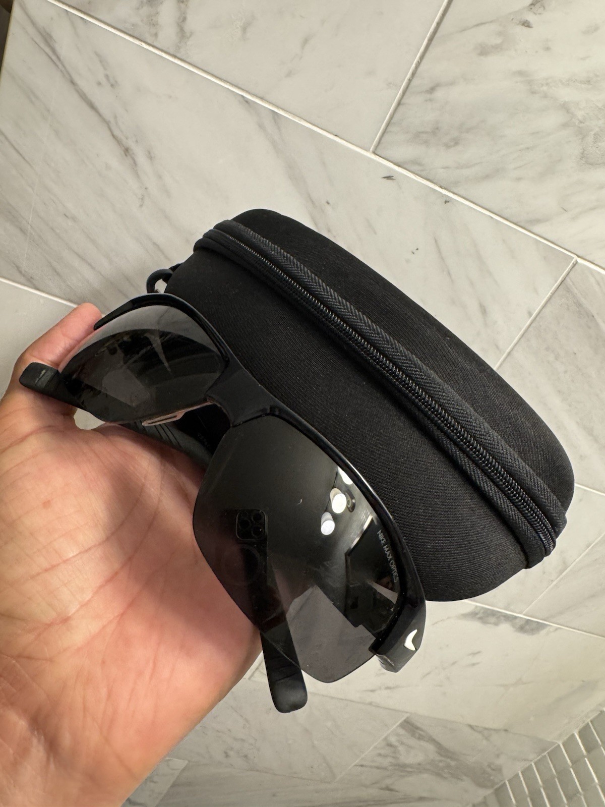 *AS IS* READ: Nike Sunglasses Wrap Around EV0620 001 Show X2