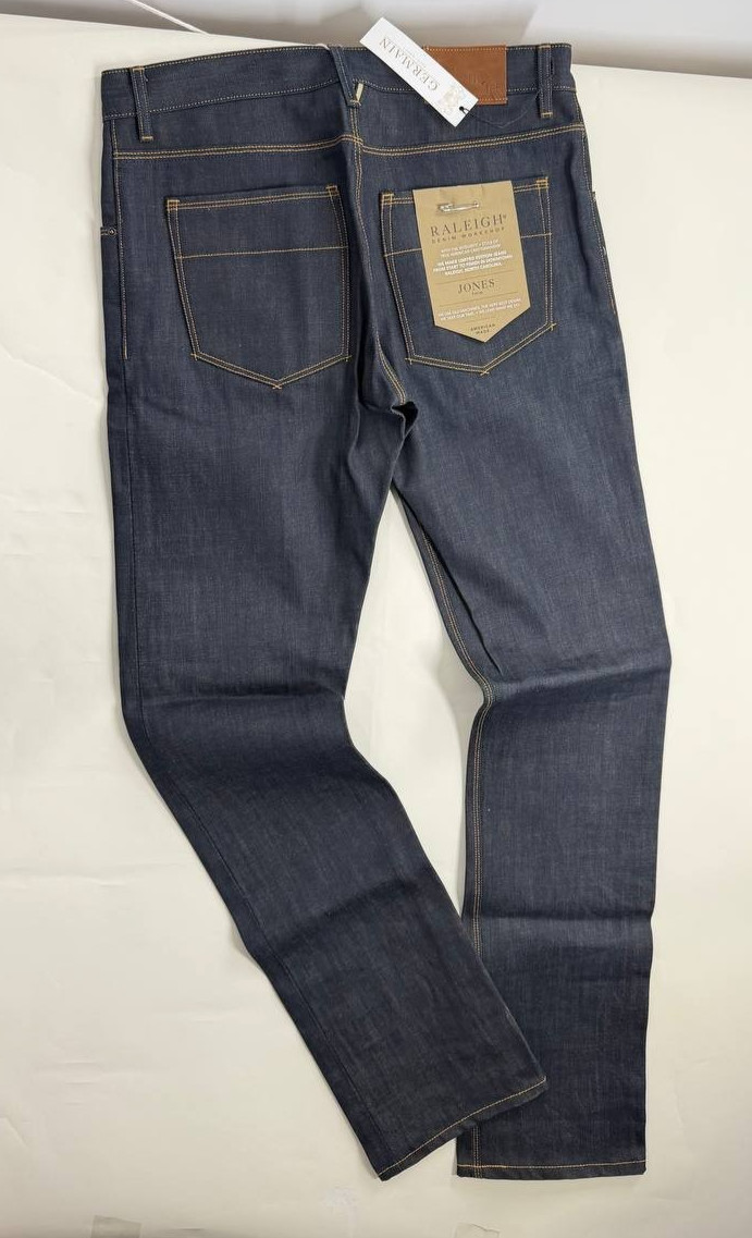 Raleigh Denim Workshop Jones Selvedge Jeans Raw Denim USA Made NWT