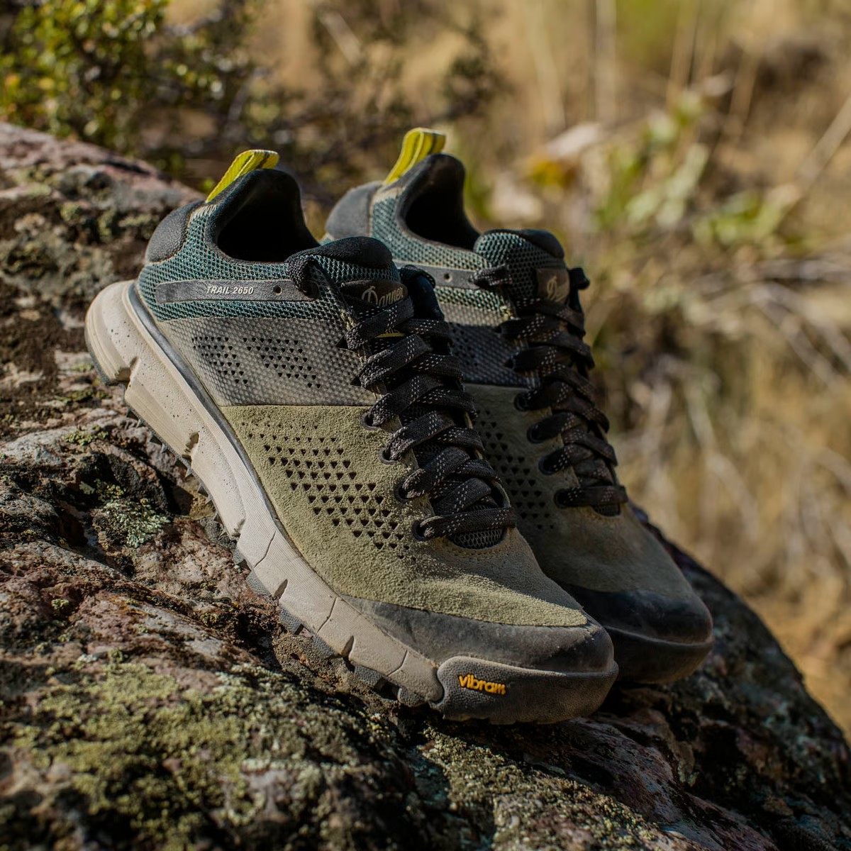 Trail 2650 Oil Green Hiking Shoes Outdoor Lightweight Performance Sneakers