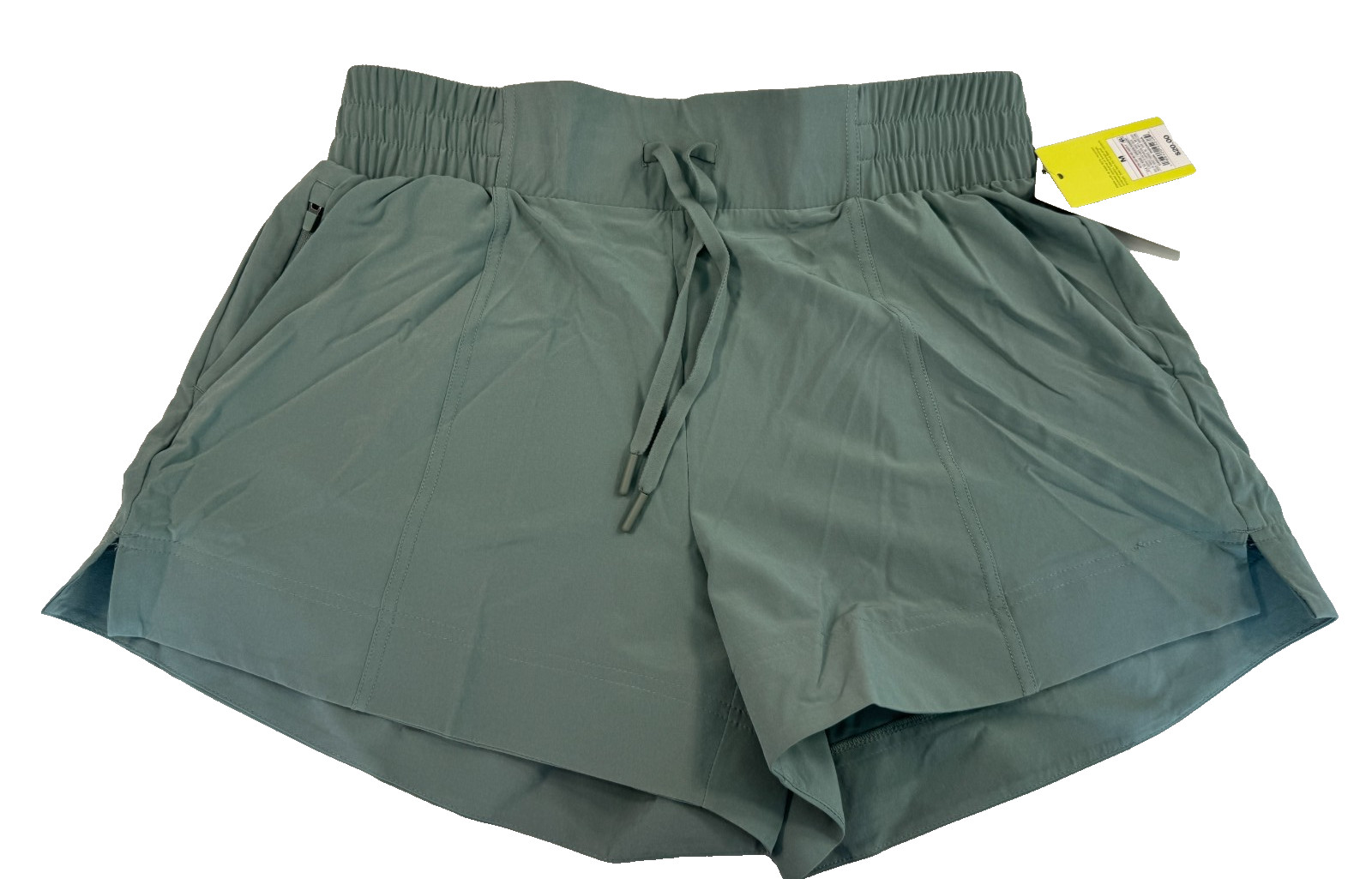 All in Motion Women’s Woven Mid Rise Shorts 4″ Sage Green Size M Lightweight NWT
