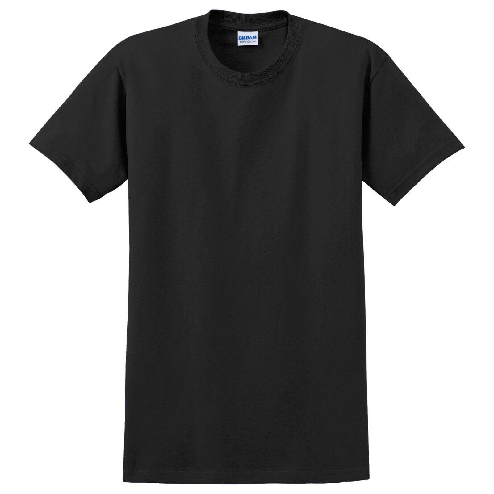 6 PACK Gildan G200 Men’s Ultra Cotton Sleeves Tee T-Shirt Black / White S-XL USA