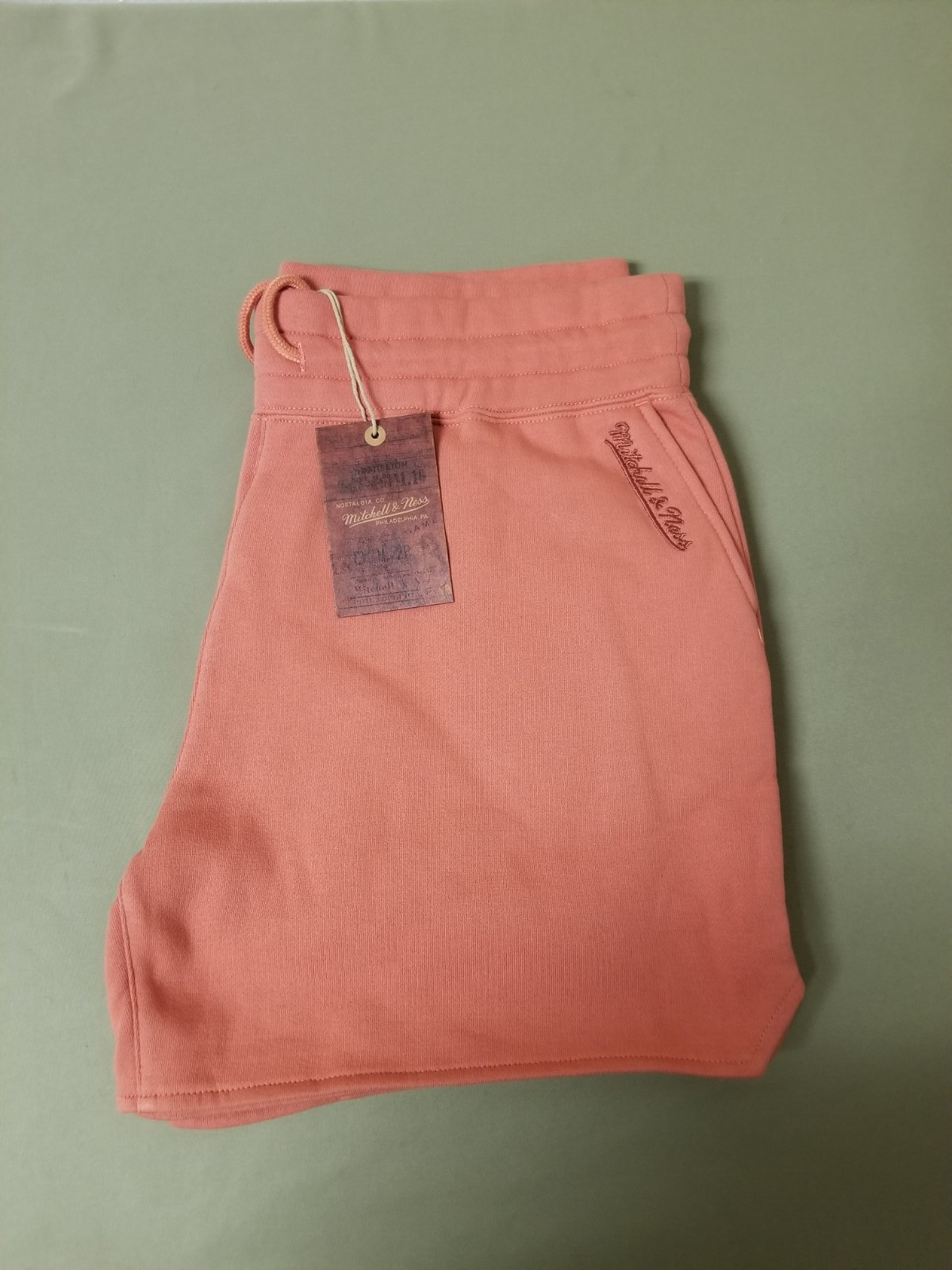 New Mitchell & Ness Womens Branded Essentials Shorts. Retail 50.00