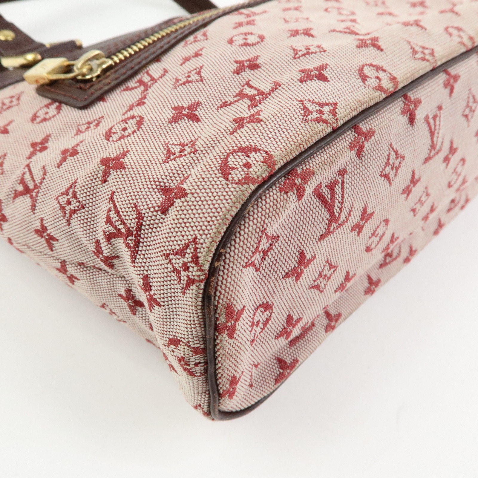 Louis Vuitton Monogram Mini Lucille PM Hand Bag Cerise M92678 Authentic Used F/S