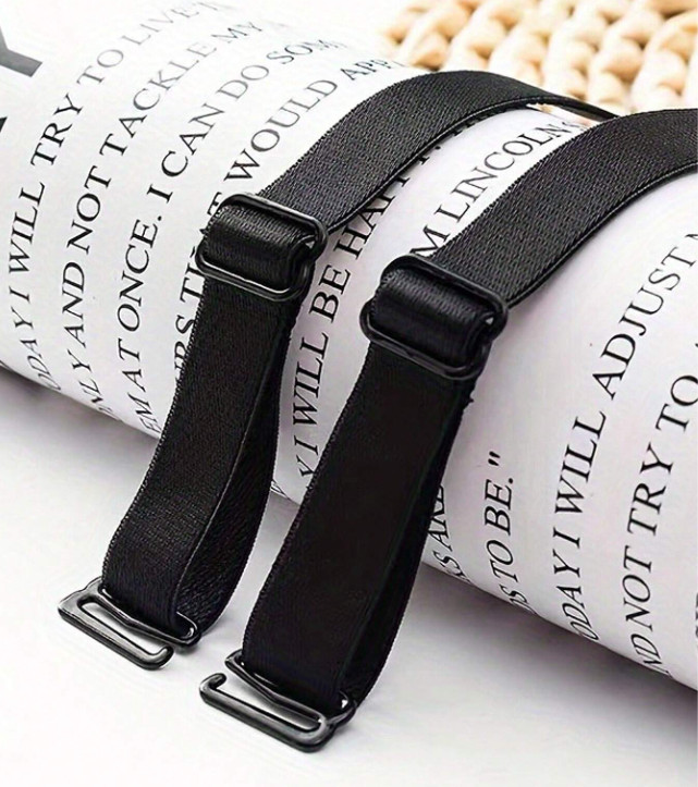 Bra Strap Holder Nonslip Elastic Adjustable Band Strap Racer Back Clip for Women